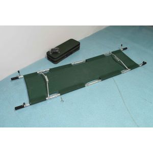 Folding Compact Medical Stretcher Emergency Rescue 214*55*12CM