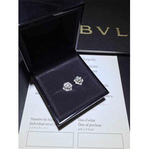 Piaget full diamonds rose earring 18kt gold with white gold or yellow gold or