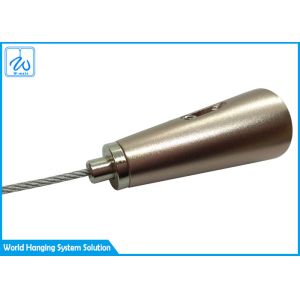 Customized Suspension Cable Grippers Promotional Light Fittings For Track