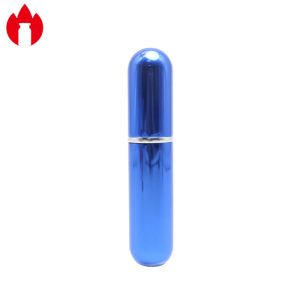 Blue 5ml Perfume Glass Vial With Screw Neck Shape