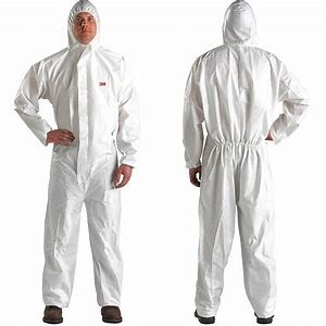 Quality White Medical Ppe Full Body Plastic Isolation Suit for sale