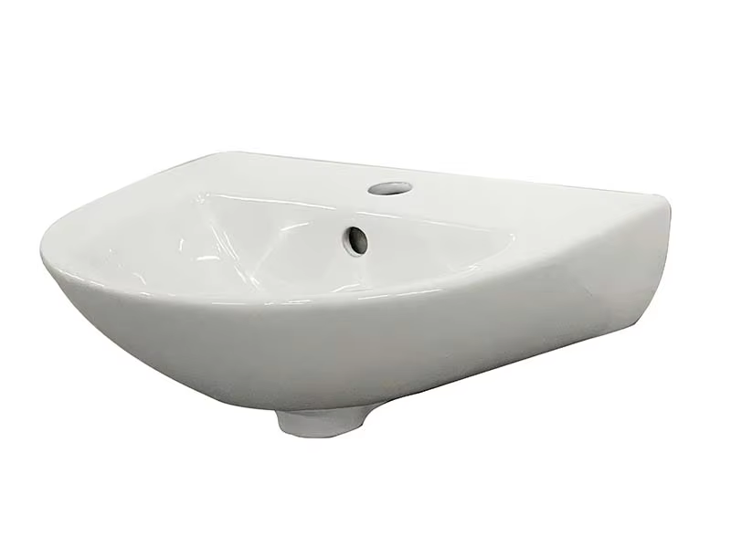 Chaozhou Small Size Wash Basins With Pedestal Sinks Wall Hung Ceramic Wash