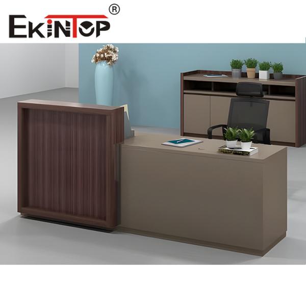 Buy Luxury Furniture Reception Table Extendable MDF Melamine Board Material at wholesale prices