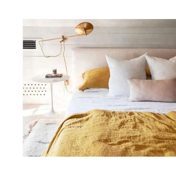 Pure Washed Linen Sheets Set European Flax Bedding Customizable and Can Be Customized