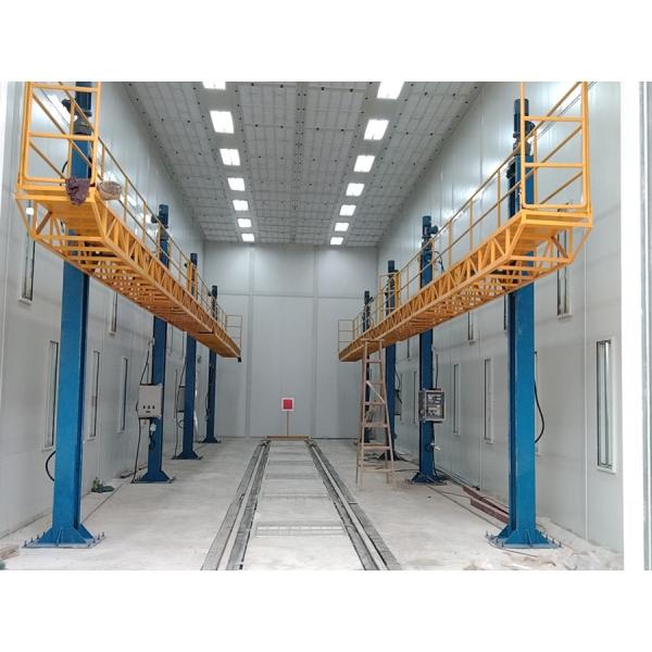 Buy Post Style Lifting Woking Platform Sanding Room Auxiliary Equipment For Painting Booth at wholesale prices