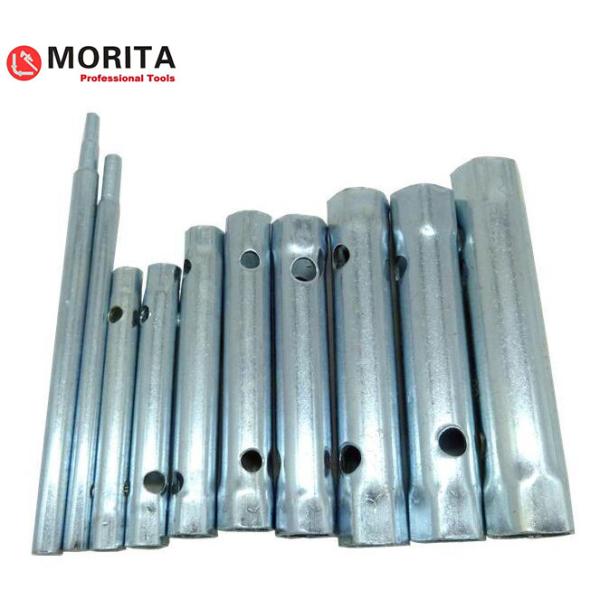 Monobloc spanner set 6-22mm zinc-plated steel 6/7mm, 8/9mm, 10/11mm, 12/13mm, 14/15mm, 16/17, 18/19mm, 20/22mm