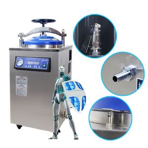 Stainless Steel Vertical Pressure Steam Autoclave Sterilizer For Lab