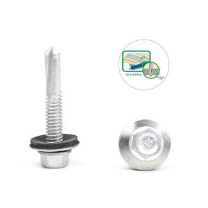 China 5.5x32 Tek Sheet Metal Building Roofing Screw for Steel Purlin Standard Customizable on sale