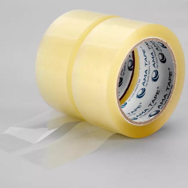 Environmental Clear Silent Hot Melt Adhesive BOPP Adhesive Tape For Packaging