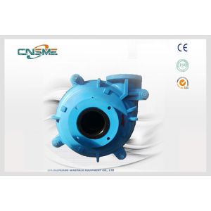 Quality Black Rubber Lined Horizontal Slurry Pump With Closed Impeller for sale