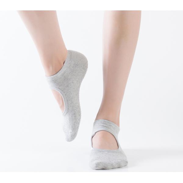 Cotton Yoga Grip Socks With Belt Pilates Fitnnes Custom Yoga Socks Anti Slip