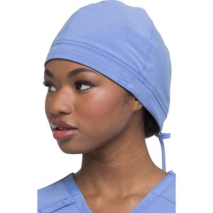 Quality Sweatband Adjustable Tie Disposable Scrub Caps With Button for sale