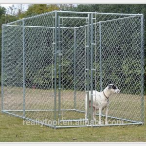 Windproof 71kg 4.5x1.5x2.2m Outdoor Dog Runs