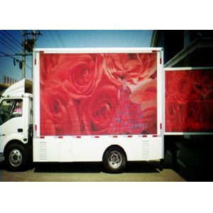 IP65 Video Digital Truck Mounted Led Display Full Color 10mm Pixel Pitch