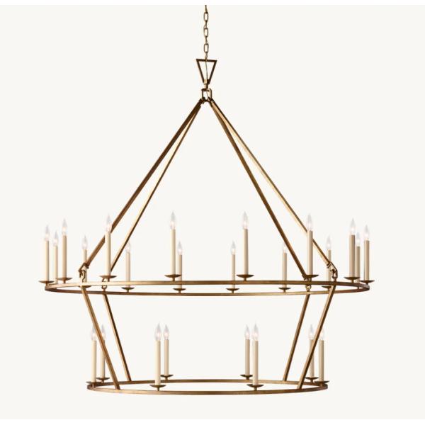 Buy 62'' Diam 54'' H Luxury Dropship Chandeliers Large Brass Chandelier at wholesale prices