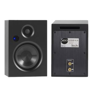 AS30 Bluetooth Bookshelf Speakers 60W Wooden Studio Monitor