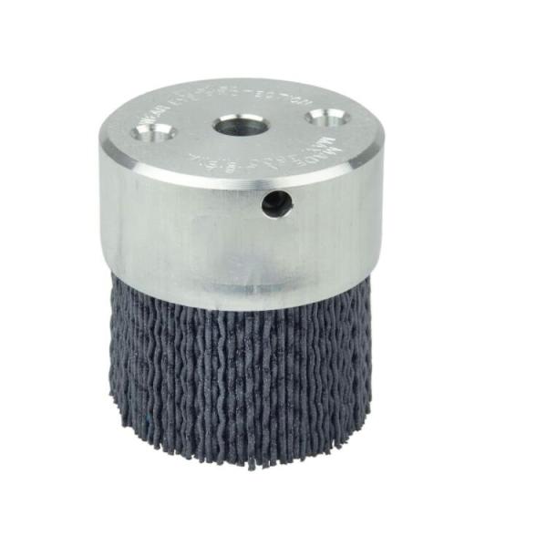 Metal Base Abrasive Filament Burr Maximum Density Miniature Disc Brush