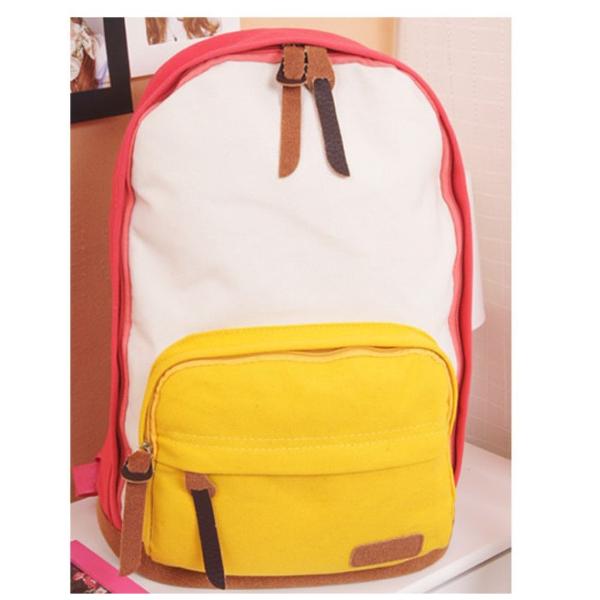 Fashion canvas backpack