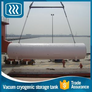 Stainless steel liquid oxygen transport truck air compressor storage tank liquid