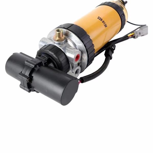 Buy 228-9130  Fuel Filter Assembly 228-9130 P551433 34470 35332 With Electronic Pump For CAT Excavator Fuel Water Separator at wholesale prices