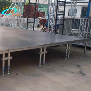 6061-T6 Aluminium Stage Platform For Concert With 2floors Stage Stairs
