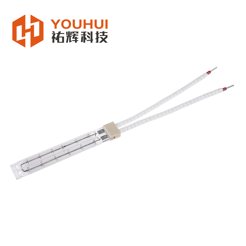 China 200-4000W Twin Tube Infrared Heating Lamp with 3000-5000h Lifespan and 55-575V Voltage on sale