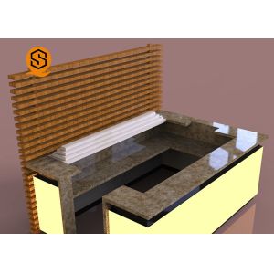 LED Nightclub Artificial Stone Bar Counter Joint Seamless SGS Approved