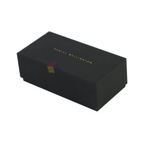 Luxury Matte Black Rigid Paper Cardboard Packaging Lid And Base Gift Boxes