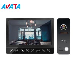 4 Wire Villa Smart Security Devices Video Door Phone Intercom with Touch Button