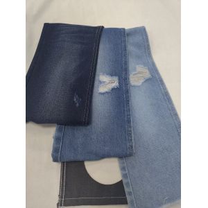 China 10.7oz Cotton Polyester  Recovered Fiber Denim Fabric 10x7 JSD3306 on sale