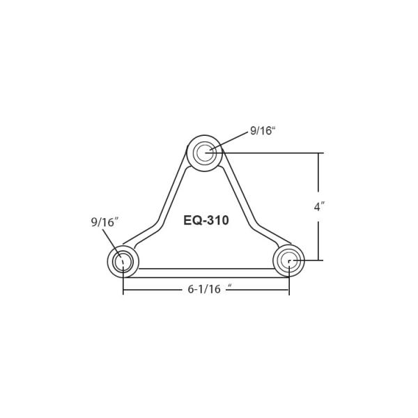 Cast Iron Standard Trailer Equalizer EQ 310 Standard Sand Casting