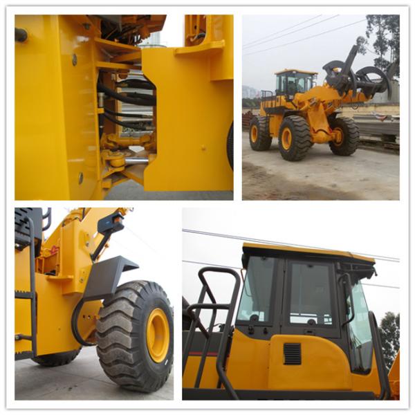 Special 5 Ton Forestry Timber Loader , Wheel Loader Grapple 1 Year Warranty