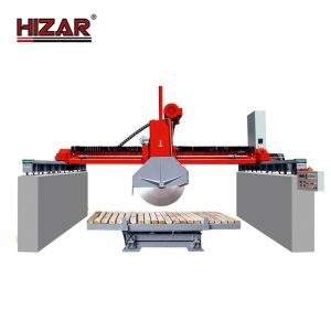 18.5kw 1.2m Infrared Block Bridge Stone Cutting Machines 6.5T