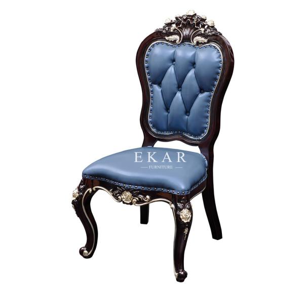 Buy Luxury High Back Leather Upholstered Dining Chair OY-CY06 at wholesale prices