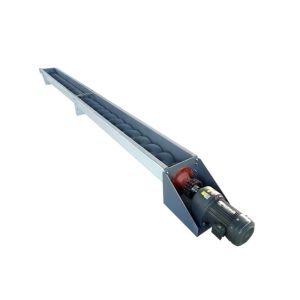 1~100m Length Automated Carbon Steel Shaftless Screw Conveyor For Cement Grain
