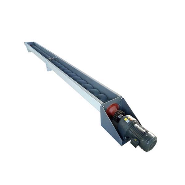 1~100m Length Automated Carbon Steel Shaftless Screw Conveyor For Cement Grain