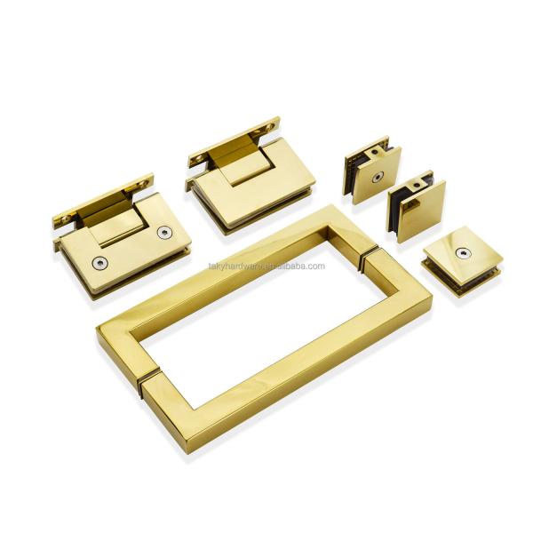 Bathroom Sliding Door Shower Hinges 135 with Stainless Steel/Zinc Alloy Glass Hinge