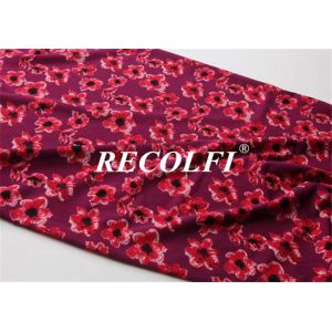 Ice Cold Spandex Nylon Repreve Swimwear Fabric Weft Knitted Digital Printed