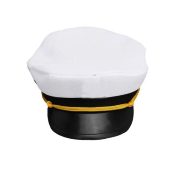 Buy Promotional White Sailor Captain Hat , Blank Captains Hat Personalized at wholesale prices