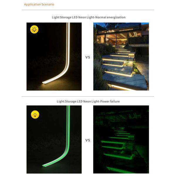 18x5mm Neon Light Strips Waterproof Silicon Gel Flexible Strip Light