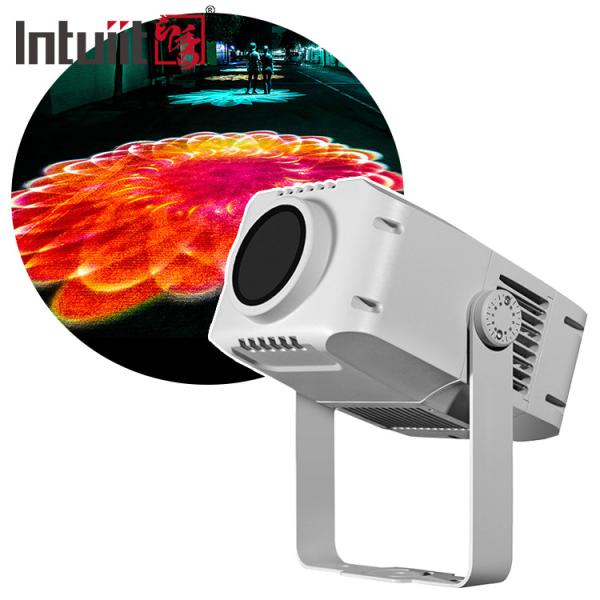 Buy Outdoor Waterproof IP65 Advertising Lights Logo Gobo Projector 100W LED HD Bright Sign Wall Projection Lamp at wholesale prices