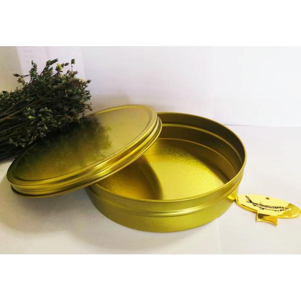 Vacuum Empty Caviar Tin Can Food Grade Packaging 500g