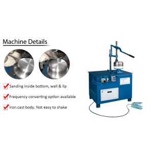 Manual Satin Finish Pot Making Machine High Accuracy With Servo System