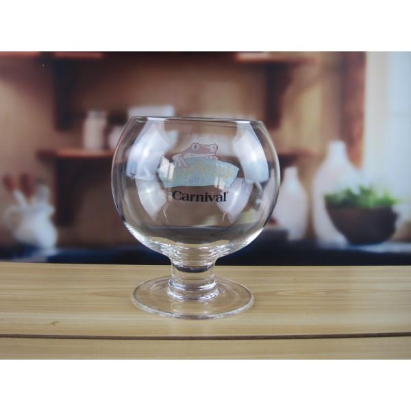 Handblown Giant Crystal Cocktail Glasses With Logo Decal