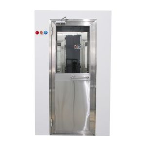 Powder Coating 1.1KW Cleanroom Air Shower Steel Frame