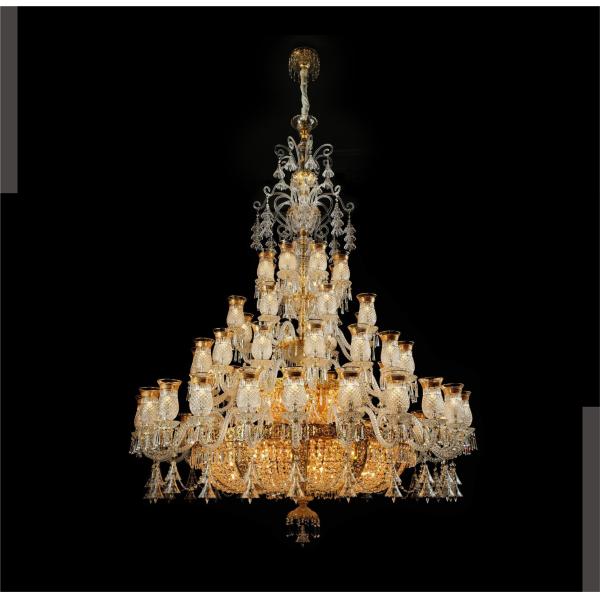 Buy High End Hotel Lobbies Large Crystal Chandeliers at wholesale prices