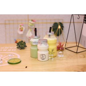 Square Insulated Milk Tea Jugs With Handles