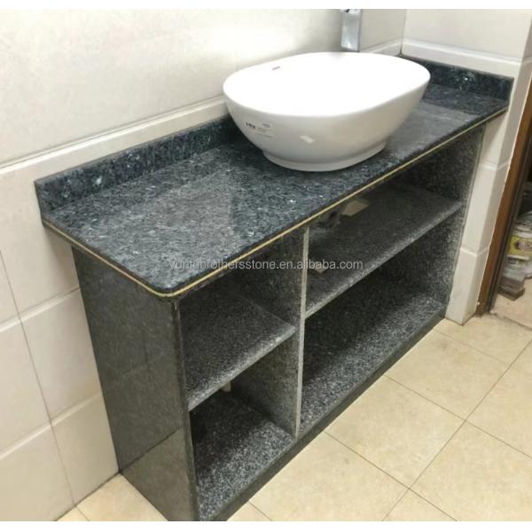 Modern Blue Granite Stone Slabs Prices for Natural Blue Pearl Countertop Renovation