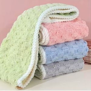 Quality Double-Layer Thickened Quick-Drying Head Wrap – Super Absorbent &amp; Soft Hair Towel for Women for sale