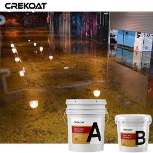 Rock Solid Metallic Epoxy Resin Floor Coating For Nightclubs